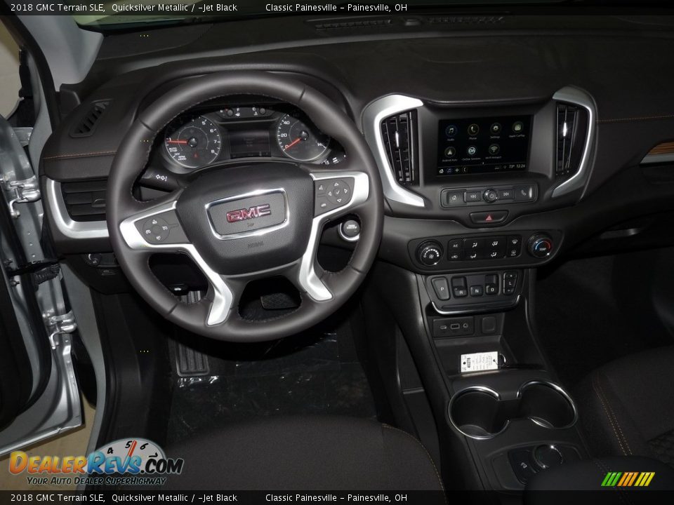 2018 GMC Terrain SLE Quicksilver Metallic / ­Jet Black Photo #8