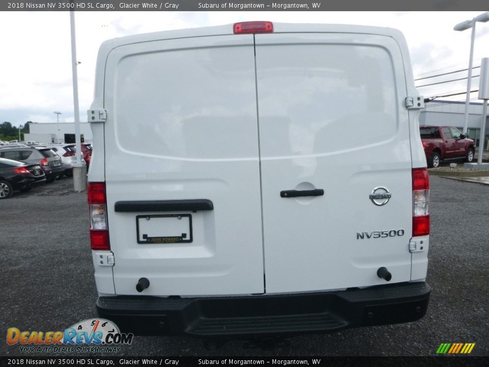 2018 Nissan NV 3500 HD SL Cargo Glacier White / Gray Photo #5