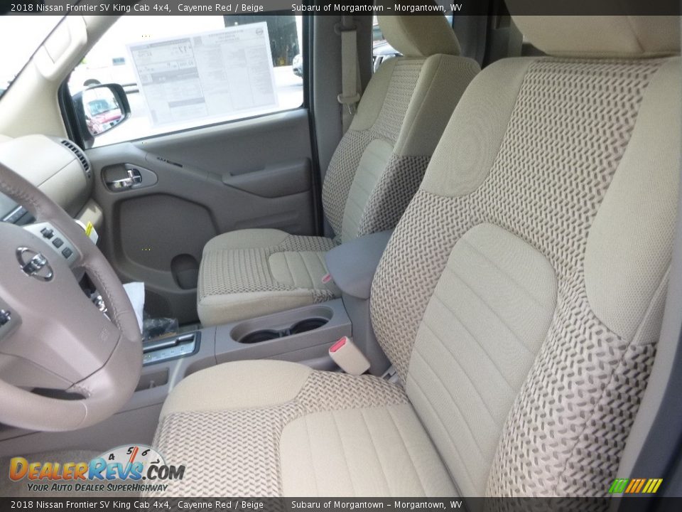 2018 Nissan Frontier SV King Cab 4x4 Cayenne Red / Beige Photo #15