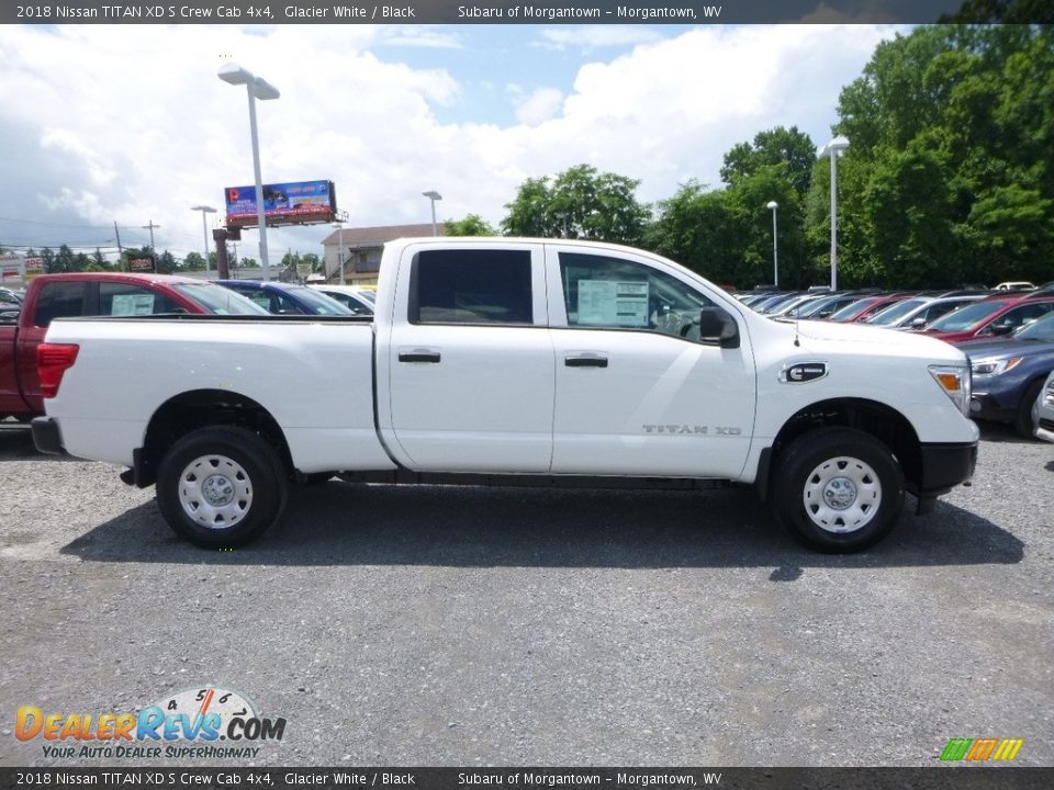 Glacier White 2018 Nissan TITAN XD S Crew Cab 4x4 Photo #3