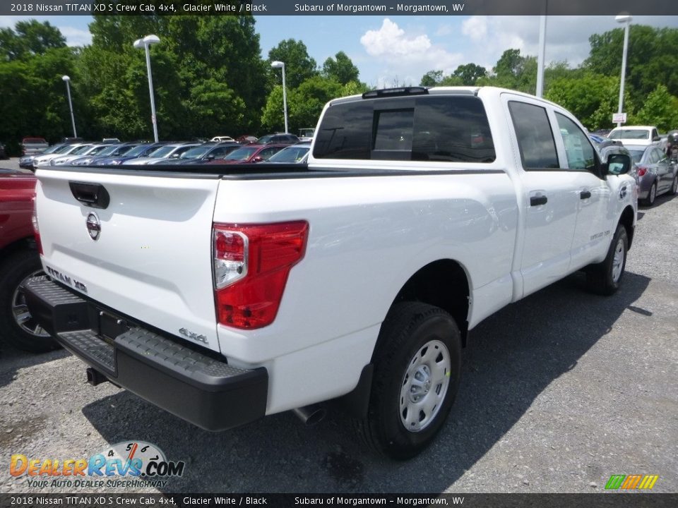 2018 Nissan TITAN XD S Crew Cab 4x4 Glacier White / Black Photo #4