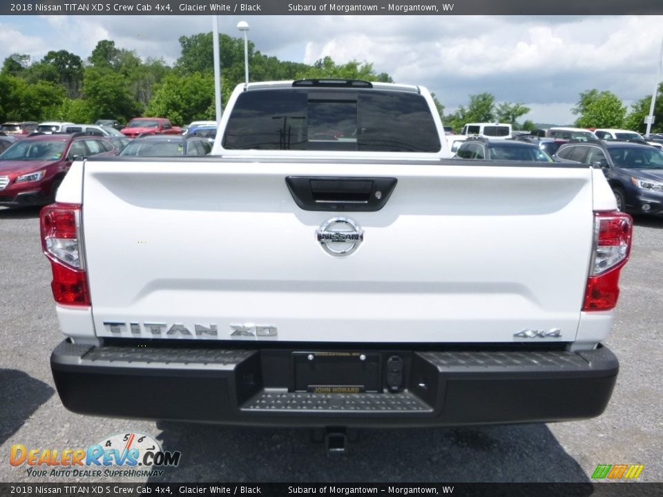 2018 Nissan TITAN XD S Crew Cab 4x4 Glacier White / Black Photo #5