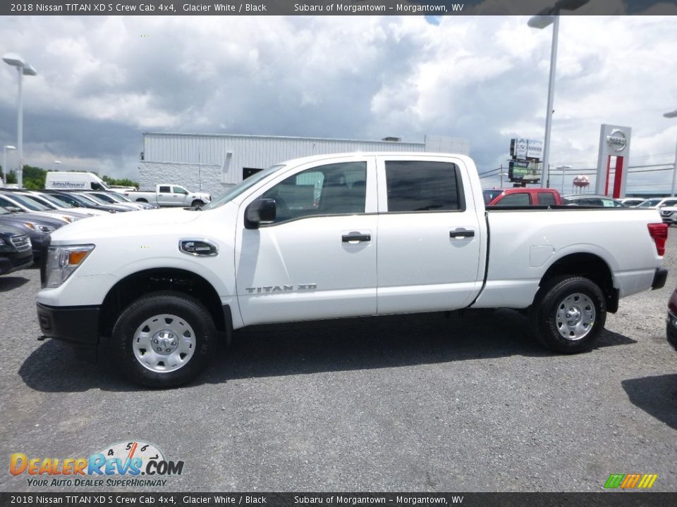 2018 Nissan TITAN XD S Crew Cab 4x4 Glacier White / Black Photo #6
