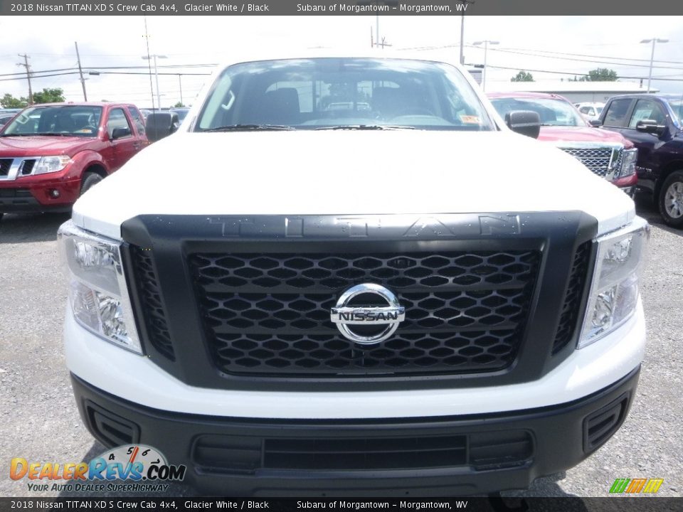 2018 Nissan TITAN XD S Crew Cab 4x4 Glacier White / Black Photo #8