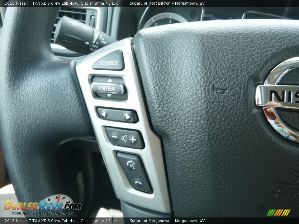 2018 Nissan TITAN XD S Crew Cab 4x4 Glacier White / Black Photo #19