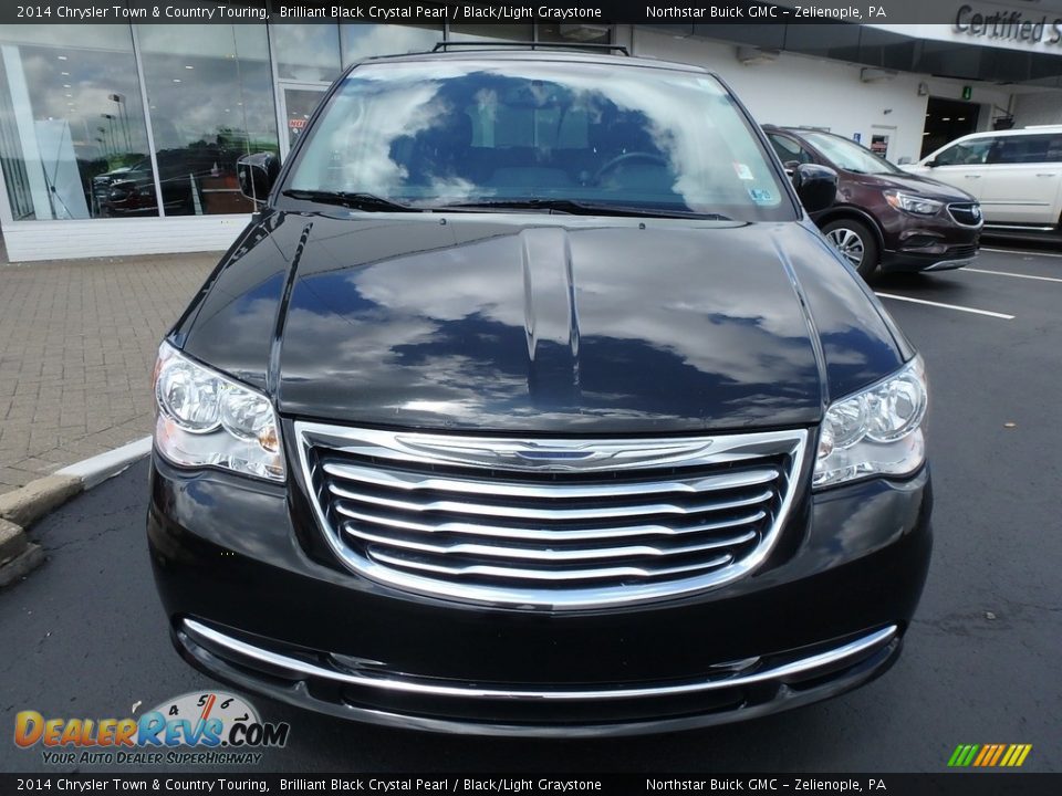 2014 Chrysler Town & Country Touring Brilliant Black Crystal Pearl / Black/Light Graystone Photo #2