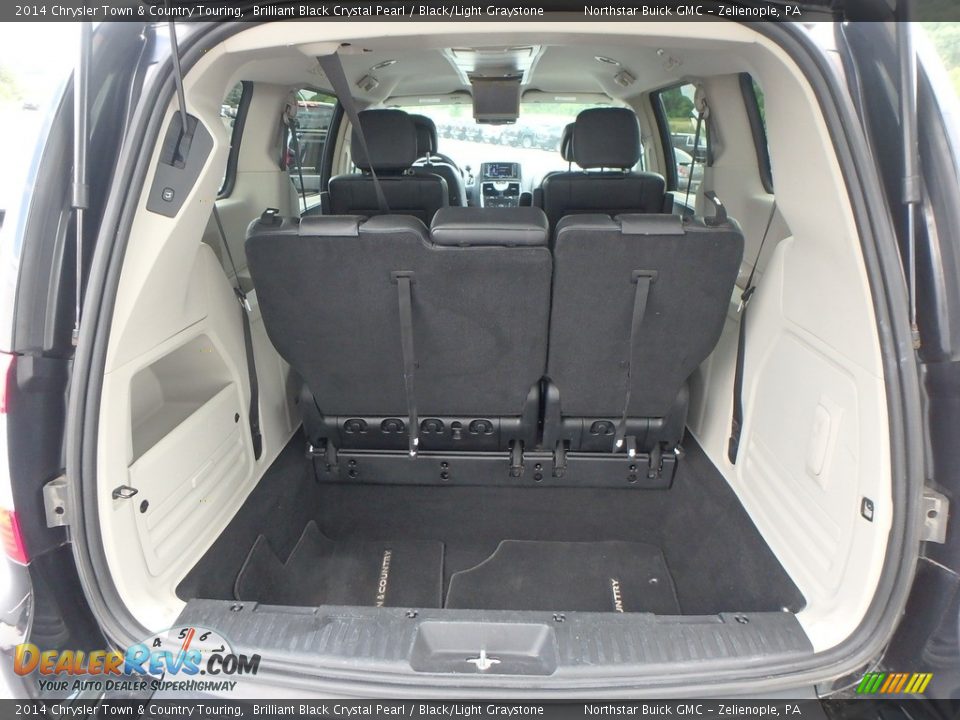 2014 Chrysler Town & Country Touring Brilliant Black Crystal Pearl / Black/Light Graystone Photo #11