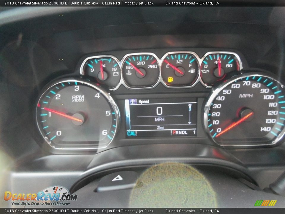 2018 Chevrolet Silverado 2500HD LT Double Cab 4x4 Cajun Red Tintcoat / Jet Black Photo #22