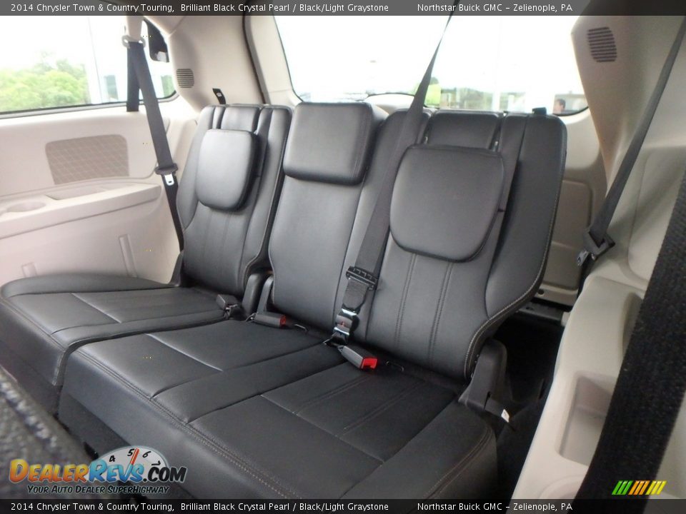 2014 Chrysler Town & Country Touring Brilliant Black Crystal Pearl / Black/Light Graystone Photo #18