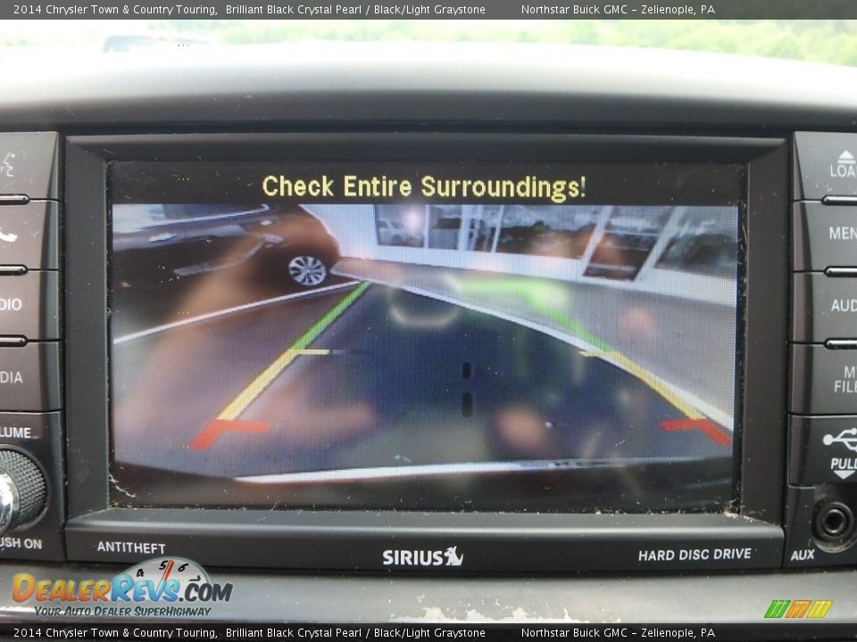 2014 Chrysler Town & Country Touring Brilliant Black Crystal Pearl / Black/Light Graystone Photo #29