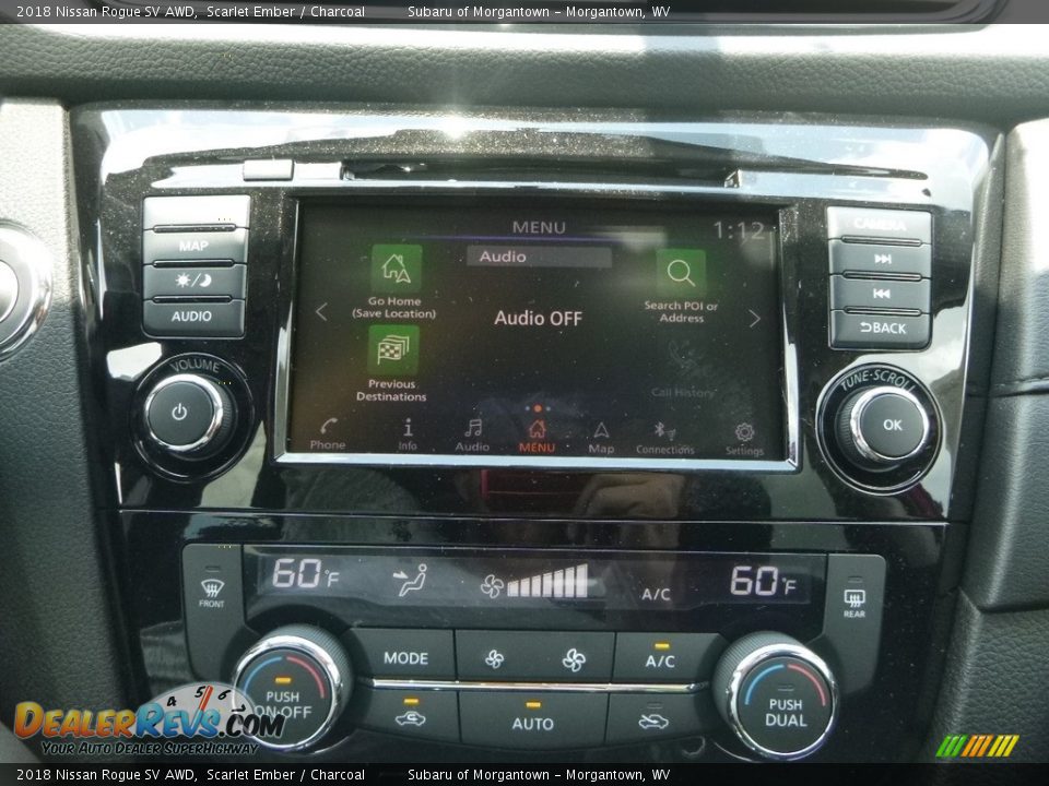 2018 Nissan Rogue SV AWD Scarlet Ember / Charcoal Photo #17