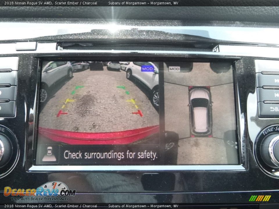 2018 Nissan Rogue SV AWD Scarlet Ember / Charcoal Photo #19