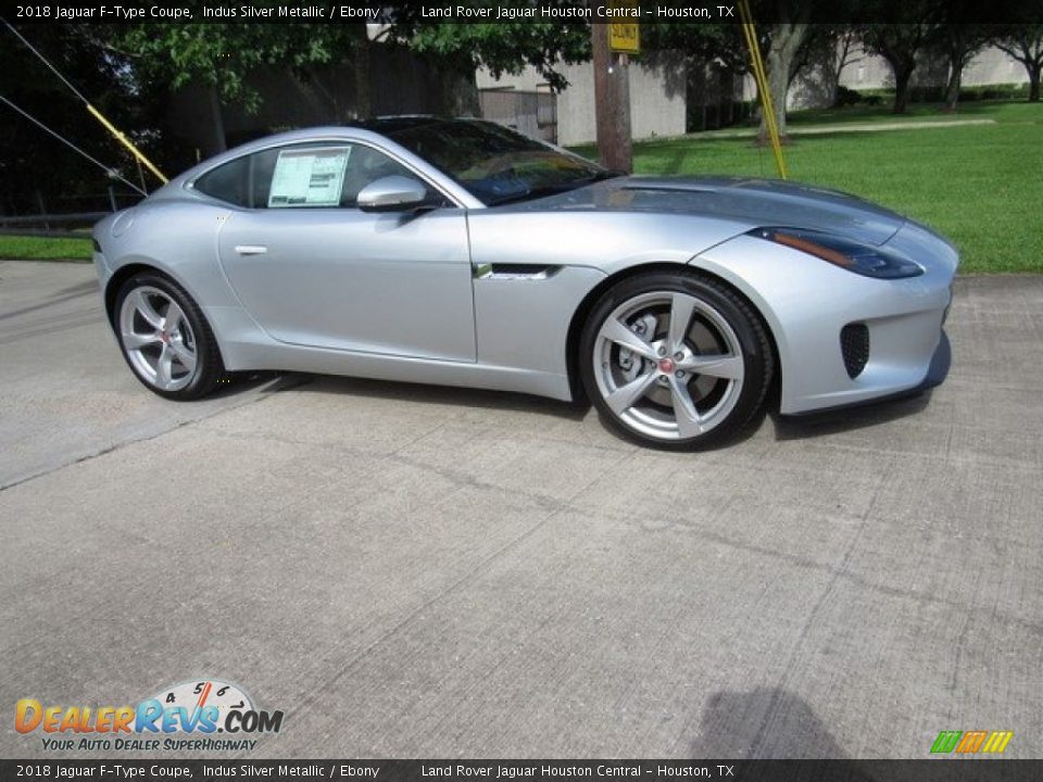 Indus Silver Metallic 2018 Jaguar F-Type Coupe Photo #1