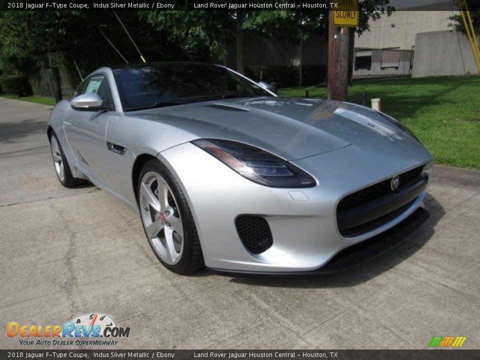 2018 Jaguar F-Type Coupe Indus Silver Metallic / Ebony Photo #2