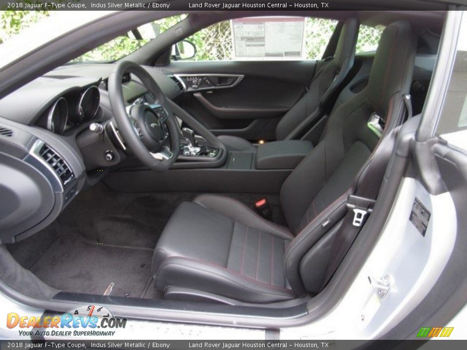 2018 Jaguar F-Type Coupe Indus Silver Metallic / Ebony Photo #3