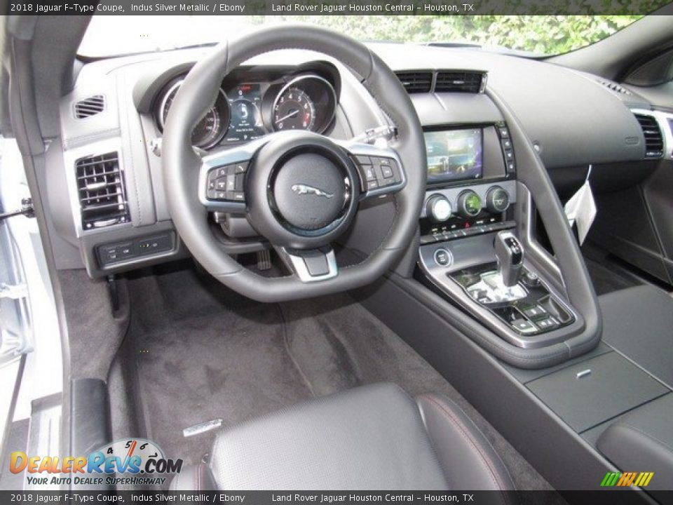 2018 Jaguar F-Type Coupe Indus Silver Metallic / Ebony Photo #4
