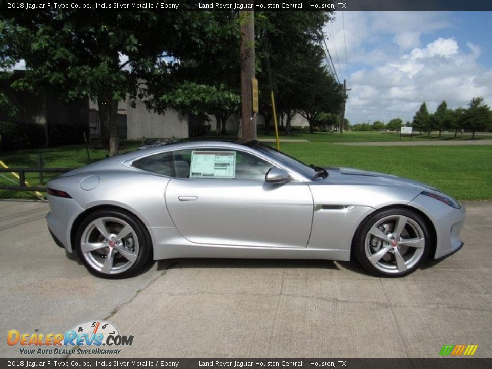 2018 Jaguar F-Type Coupe Indus Silver Metallic / Ebony Photo #6