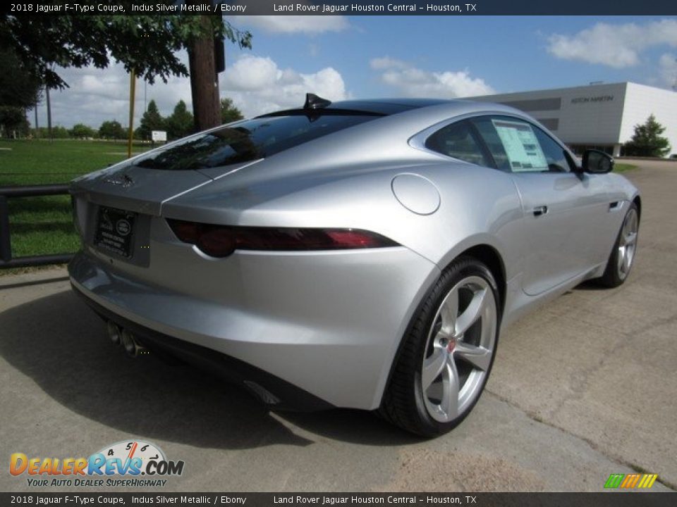 2018 Jaguar F-Type Coupe Indus Silver Metallic / Ebony Photo #7