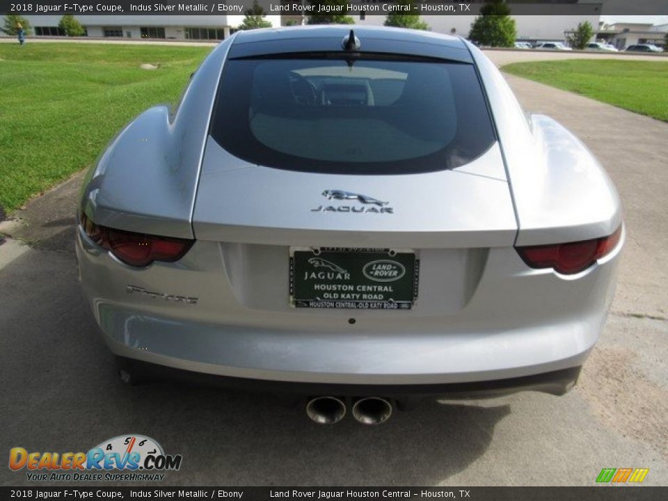 2018 Jaguar F-Type Coupe Indus Silver Metallic / Ebony Photo #8