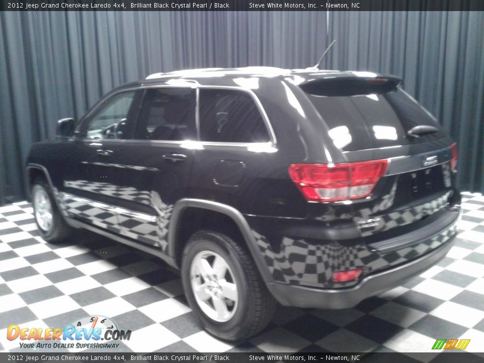 2012 Jeep Grand Cherokee Laredo 4x4 Brilliant Black Crystal Pearl / Black Photo #8