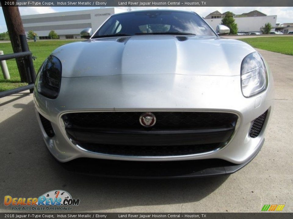 2018 Jaguar F-Type Coupe Indus Silver Metallic / Ebony Photo #9