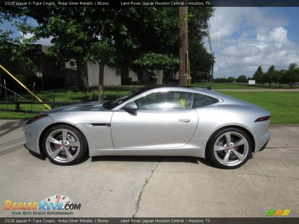 2018 Jaguar F-Type Coupe Indus Silver Metallic / Ebony Photo #11