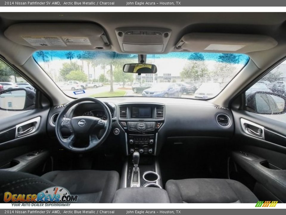 2014 Nissan Pathfinder SV AWD Arctic Blue Metallic / Charcoal Photo #9