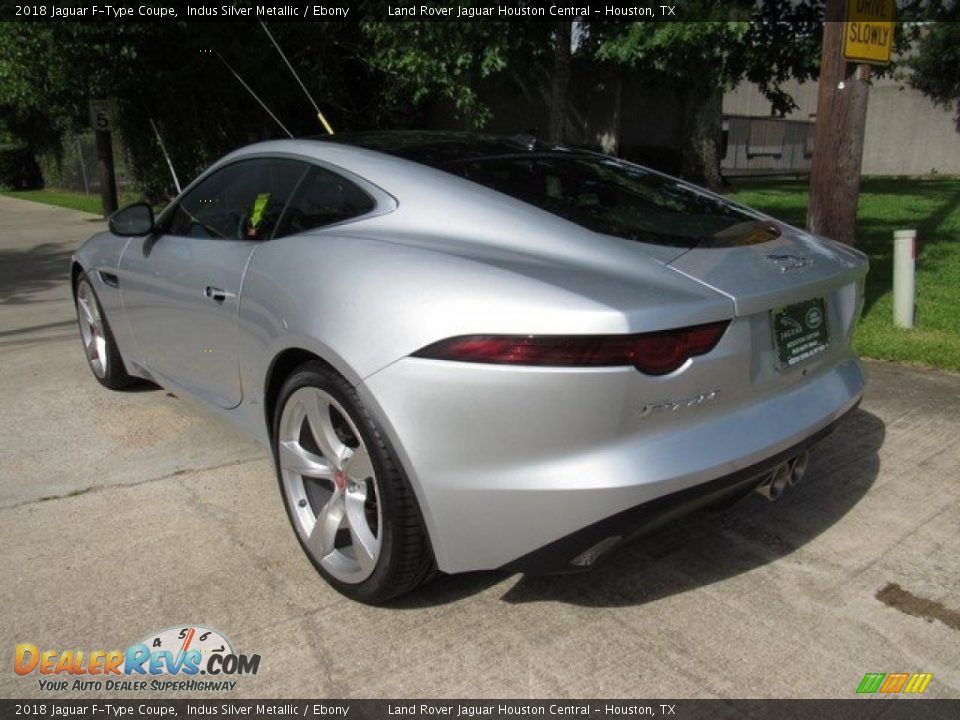 2018 Jaguar F-Type Coupe Indus Silver Metallic / Ebony Photo #12
