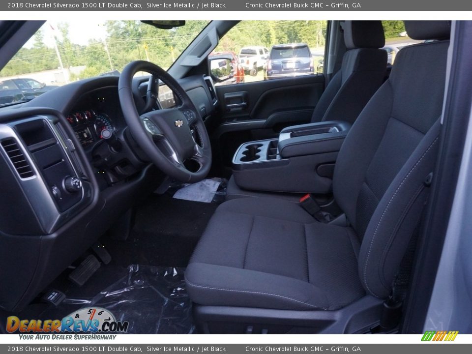 2018 Chevrolet Silverado 1500 LT Double Cab Silver Ice Metallic / Jet Black Photo #4