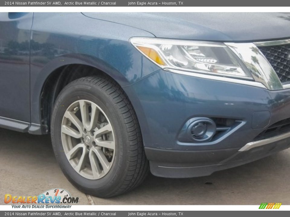 2014 Nissan Pathfinder SV AWD Arctic Blue Metallic / Charcoal Photo #10
