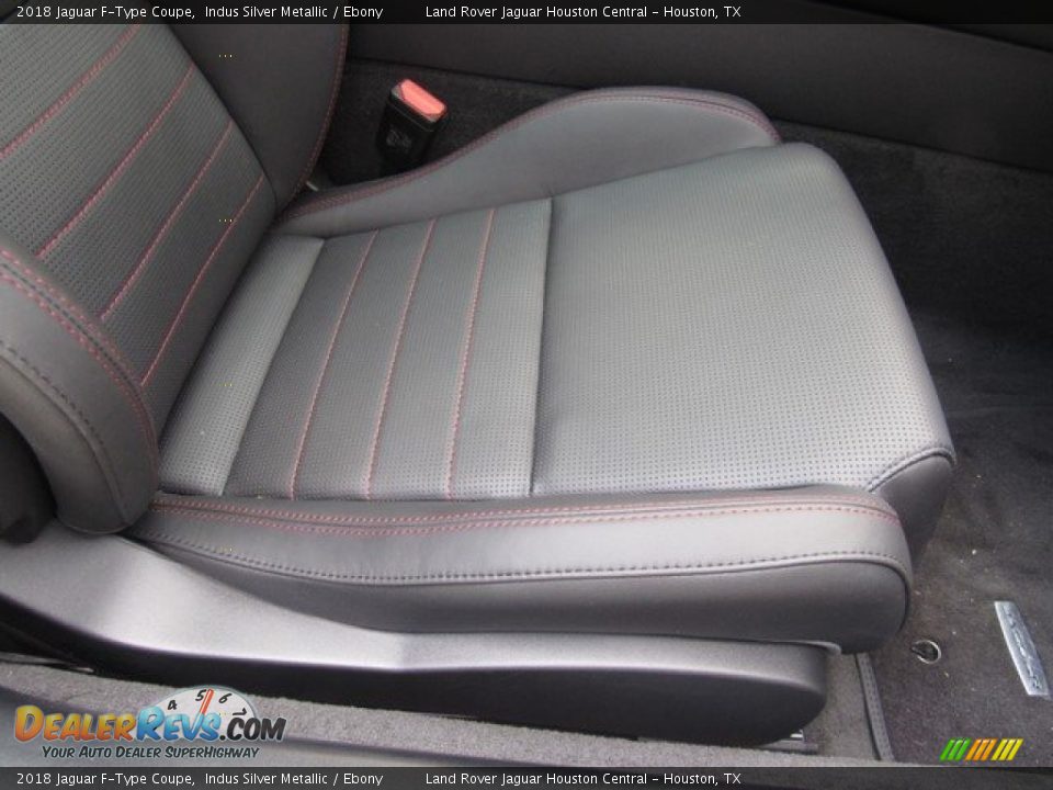 2018 Jaguar F-Type Coupe Indus Silver Metallic / Ebony Photo #15