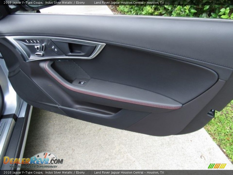 2018 Jaguar F-Type Coupe Indus Silver Metallic / Ebony Photo #16