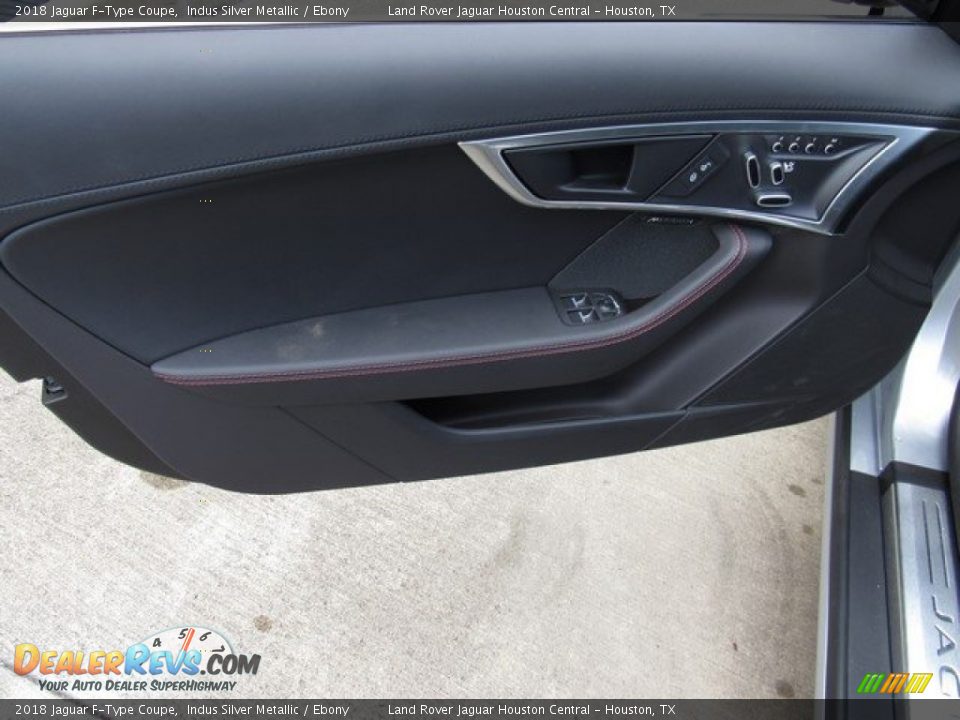 2018 Jaguar F-Type Coupe Indus Silver Metallic / Ebony Photo #20