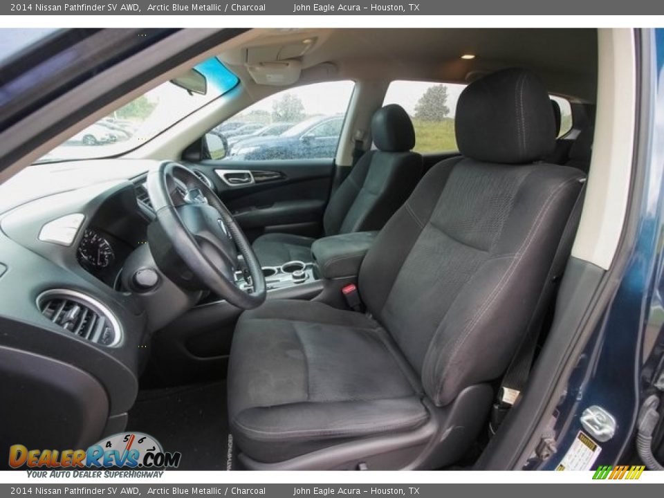 2014 Nissan Pathfinder SV AWD Arctic Blue Metallic / Charcoal Photo #18