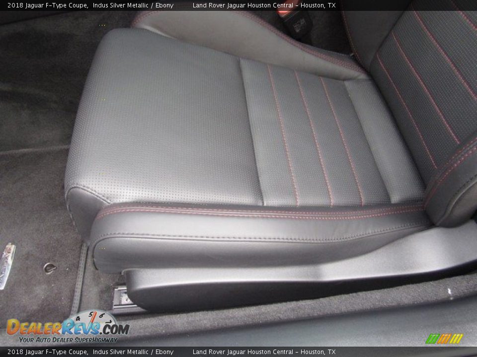 2018 Jaguar F-Type Coupe Indus Silver Metallic / Ebony Photo #23