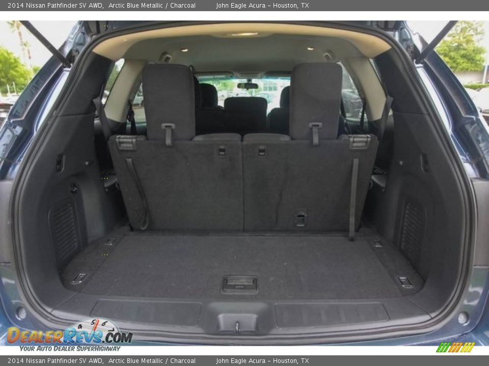 2014 Nissan Pathfinder SV AWD Arctic Blue Metallic / Charcoal Photo #21