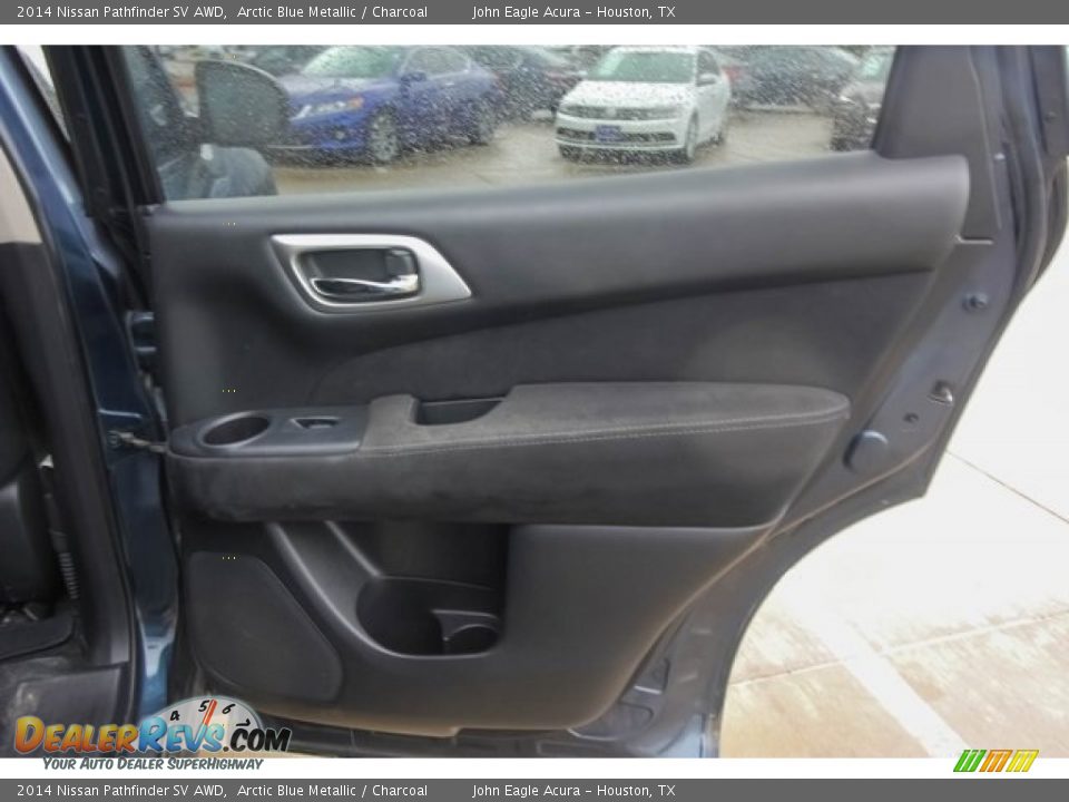 2014 Nissan Pathfinder SV AWD Arctic Blue Metallic / Charcoal Photo #22