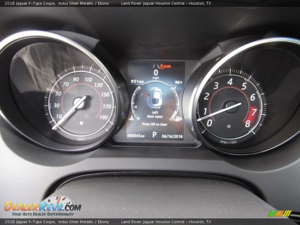 2018 Jaguar F-Type Coupe Gauges Photo #27