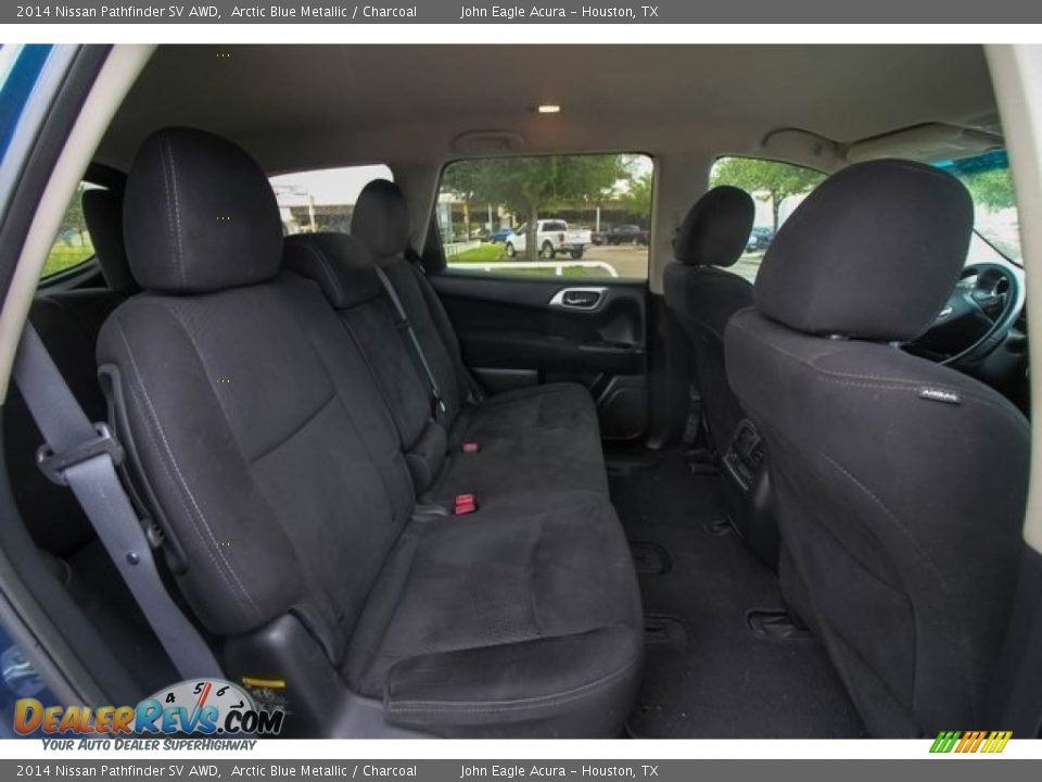 2014 Nissan Pathfinder SV AWD Arctic Blue Metallic / Charcoal Photo #23