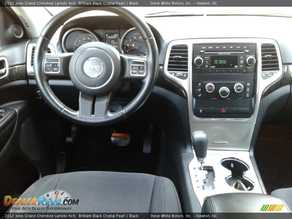 2012 Jeep Grand Cherokee Laredo 4x4 Brilliant Black Crystal Pearl / Black Photo #24