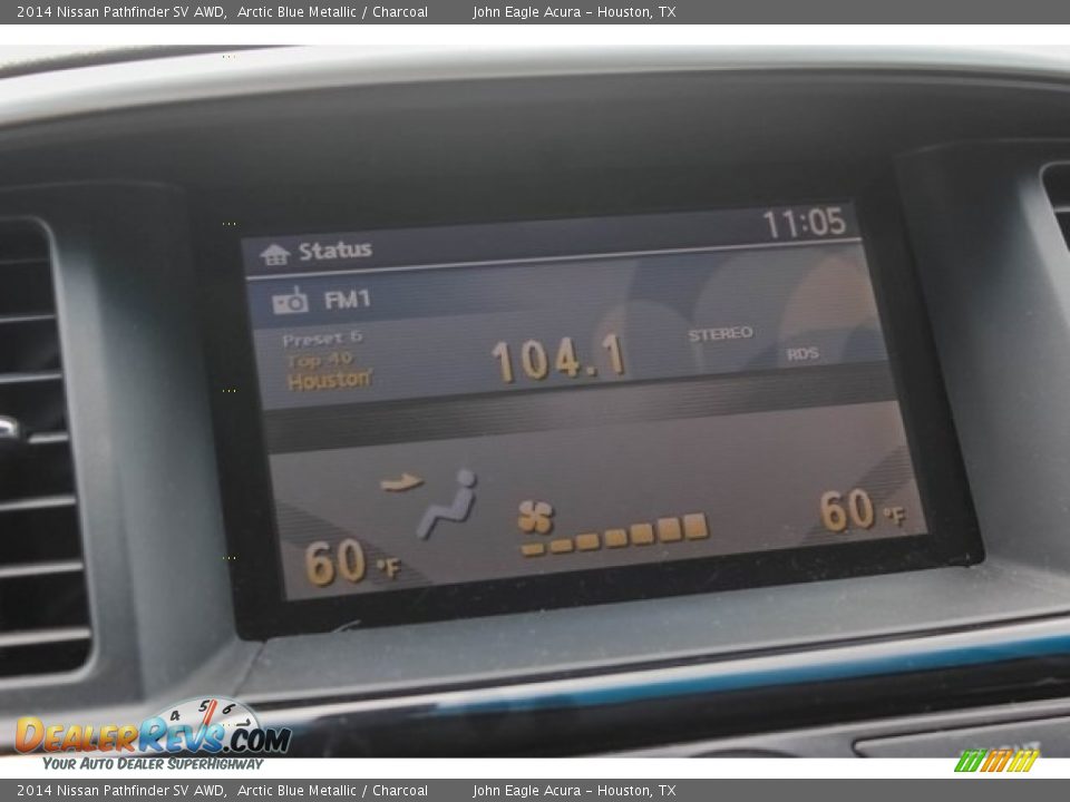 2014 Nissan Pathfinder SV AWD Arctic Blue Metallic / Charcoal Photo #29