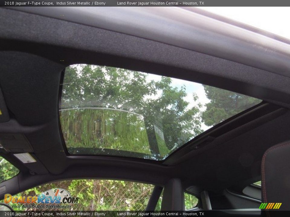 2018 Jaguar F-Type Coupe Indus Silver Metallic / Ebony Photo #35