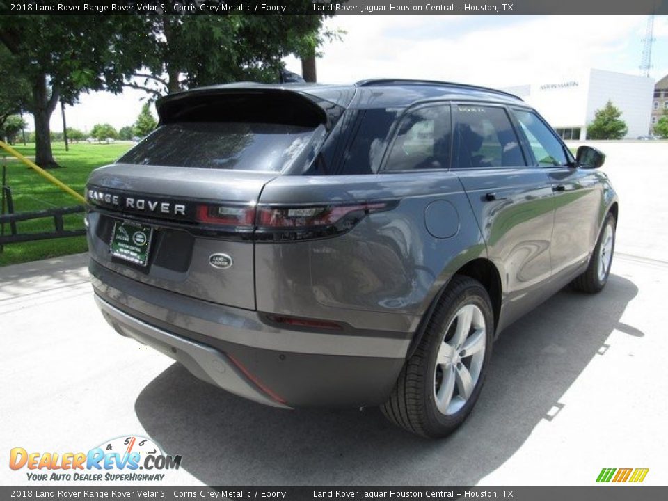 2018 Land Rover Range Rover Velar S Corris Grey Metallic / Ebony Photo #7