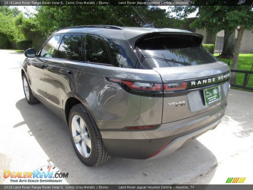 2018 Land Rover Range Rover Velar S Corris Grey Metallic / Ebony Photo #12