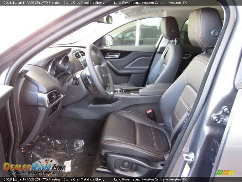 2018 Jaguar F-PACE 25t AWD Prestige Corris Grey Metallic / Ebony Photo #3