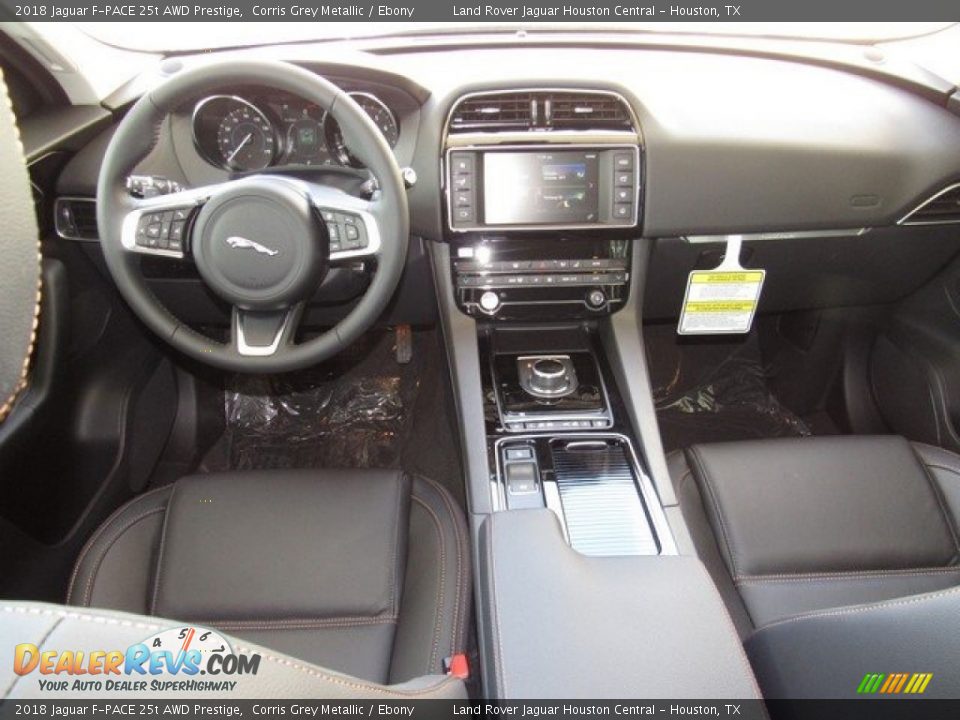 2018 Jaguar F-PACE 25t AWD Prestige Corris Grey Metallic / Ebony Photo #4