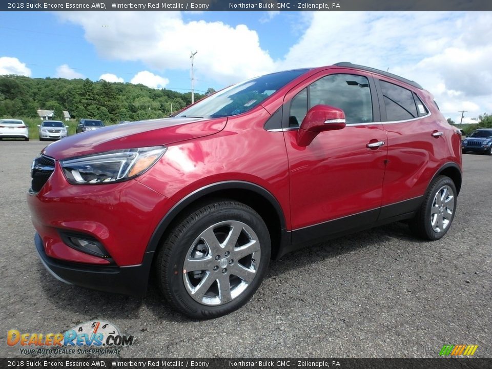 2018 Buick Encore Essence AWD Winterberry Red Metallic / Ebony Photo #1