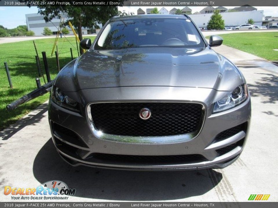 2018 Jaguar F-PACE 25t AWD Prestige Corris Grey Metallic / Ebony Photo #9