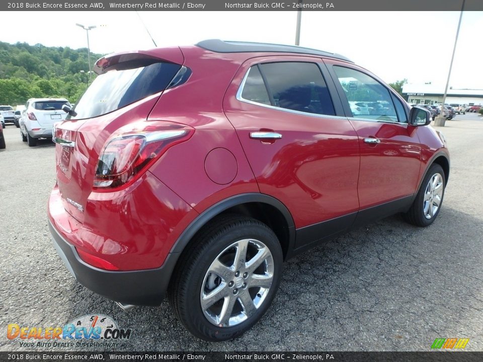 2018 Buick Encore Essence AWD Winterberry Red Metallic / Ebony Photo #5