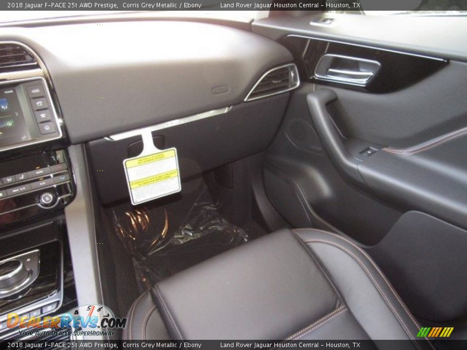 2018 Jaguar F-PACE 25t AWD Prestige Corris Grey Metallic / Ebony Photo #15